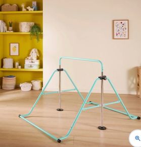 gymnastics bar (as new) with landing mat