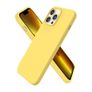 Liquid Silicone Shockproof Case For iPhone 13 Pro Max Luxury Soft Phone Cover Yellow New - FHT8IP13PMLK Image 4