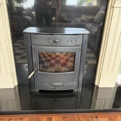 Solid fuel insert Stove with Back Boiler