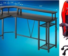 Computer Gaming Desk and Chair
