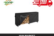 Firewood Rack with Waterproof Cover 257cm