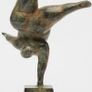 Large Balancing Lady - Patinated Bronze Image 3