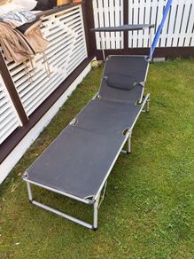 Sunbed Garden Bed Foldable with shade