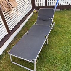 Sunbed Garden Bed Foldable with shade