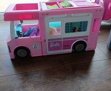 Barbie camper and aeroplane