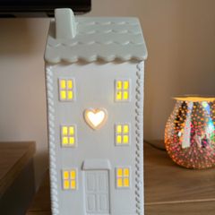 White Ceramic Home House Light electric