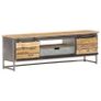 TV Cabinet 120x30x40 cm Solid Mango Wood Image 8