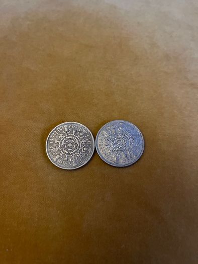 Elizabeth Ii. Florin/two Shillings 1963 And 1966