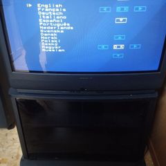 A selection of old TVs all working