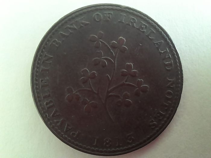 2 Dublin Tokens 1813 and 1825