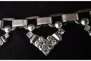 Stella and Dot Vintage Cut Crystal  50 Stone Statement Piece Necklace/Pendant/Choker with Extender