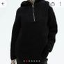 Black hooded fleece Image 2