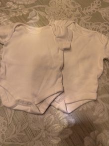 baby body vest short sleeve 0-3