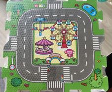 Interlocking Traffic Playmat