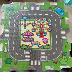 Interlocking Traffic Playmat
