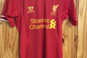 Liverpool FC. Official Warrior Sports Home Jersey. Season 2013/14.Large Boys.