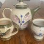 Judy Greene Connemara collection large coffee  or  tea pot and a pair of large matching mugs Image 3