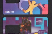 Pair of Eircell GSM Sim Card (Eircell people chain &amp; Eircell Rush Hour) Card