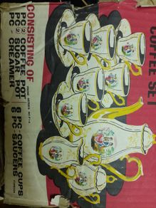 Antique Coffee set, 17 piece