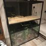Two Phailozoo 120 Gallon reptile enclosures 4x2x2 in black Image 2