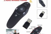 2.4GHz Wireless USB PowerPoint Presenter Remote Control Laser RF Pointer Clicker