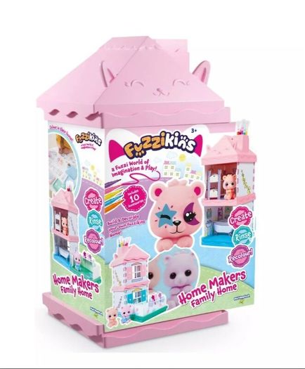Fuzzikins Home Makers Family Home Playset