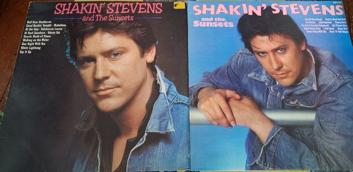 Shakin' Stevens and the Sunsets x 2 Vinyl LP -PRICE FOR BOTH