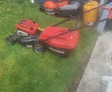 petrol lawnmower