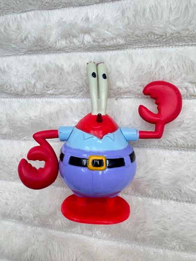Spongebob Squarepants 2011 Viacom Mr Krabs cake topper approx. 9 cm. Used Please see photos