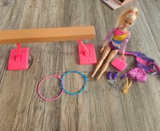 Barbie gymnastics doll