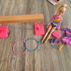 Barbie gymnastics doll