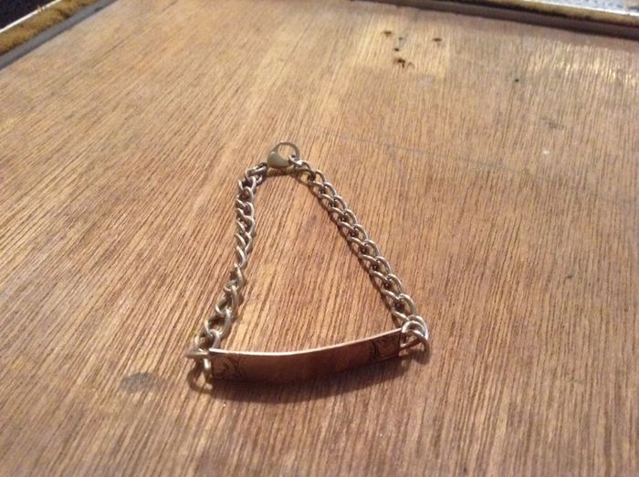 Solid silver bracelet