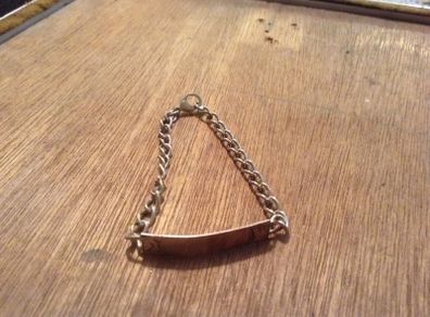 Solid silver bracelet