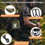 Camping Hammock with Mosquito Net - 210T Quick-drying Parachute Nylon Lightweight Portable Travel Hammock for Backpacking, Camping, Hiking and Beach Adventure (FREE POSTAGE) Image 6