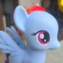 8 inch Rainbow Dash Styling Large braided Hair Brushable 2013 HTF MLP G4 My Little Pony Image 4