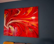 Wall art tempered glass
