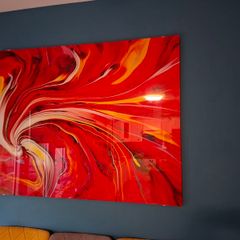 Wall art tempered glass