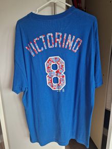 Very rare Dodgers player warm up shirt Shane Victorino XL