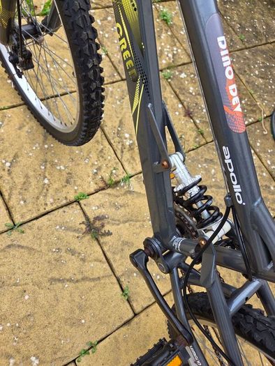 Apollo creed full suspension bike, need some TLC, new tyres, 24 inch
