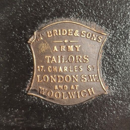 Antique British Military Hat Box