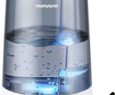 Homvana 3.6L Cool Mist Humidifier - Silent, Long-Lasting, and Safe for Baby and Home