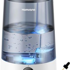 Homvana 3.6L Cool Mist Humidifier - Silent, Long-Lasting, and Safe for Baby and Home