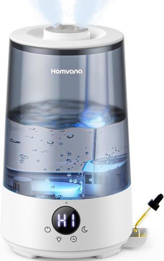 Homvana 3.6L Cool Mist Humidifier - Silent, Long-Lasting, and Safe for Baby and Home