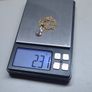 Vintage 9ct Gold Ruby & Diamond Pendant Necklace Hallmarked 40cm Image 3
