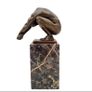 Milo (1910-1978) The Diver - Bronze, Marble, Signed Image 4