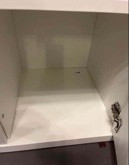IKEA Kallax Shelving Unit 6 Shelves White with 4 Inserts