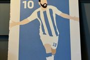 Messi Tin Metal Sign