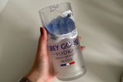 Handcut glass bottle