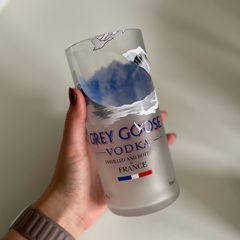Handcut glass bottle