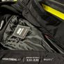 Motorcycle Jacket Oxford Montreal 4 Blk/Fluo Size: Medium Image 4